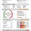 USA Marine Local Cable utility bill template in Word and PDF format (.doc and .pdf)