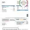 USA Missouri Independence Utilities utility bill template in Word and PDF format, version 2