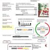 France Gaz de France Dolcevita utility bill template in Word and PDF format