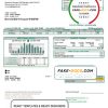 USA North Dakota Nodak Electric Cooperative utility bill template in Word and PDF format