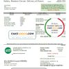 USA Ohio Farmer’s Electric Cooperative utility bill template in Word an PDF format