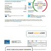 USA Ohio Hospital For Special Surgery utility bill template in Word and PDF format