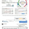 USA Rappahannock Electric Cooperative utility bill template in Word and PDF format