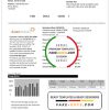 USA Texas Ambit Energy utility bill template in Word and PDF format