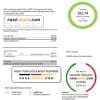 USA Texas AT&T easy to fill utility bill template in Word and PDF format (.doc and .pdf)