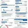 USA Texas City of Duncanville water, sewer, garbage utility bill template in Word and PDF format