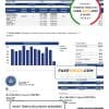 USA Texas City of Sugar Land utility bill template in Word and PDF format