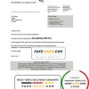 Germany RECHNUNG O2 utility bill template in Word and PDF format