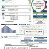 USA Tyler Technologies utility bill template in Word and PDF format