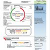USA Utah Rocky Mountain Power electricity utility bill template in Word and PDF format