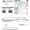 USA Village of Chatham utility bill template in Word and PDF format