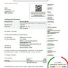 Germany VATTENFALL utility bill template in Word and PDF format (in German language)