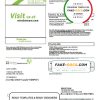 USA Windstream Holdings, Inc. utility bill template in Word and PDF format