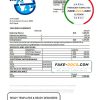 Algeria Banque extérieure d'Algérie bank statement template in Excel and PDF format
