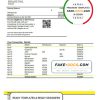 Andorra MoraBank bank statement template in Word and PDF format