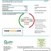 Guatemala INDE Instituto Nacional de Electrificación electricity utility bill template in Word and PDF format