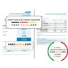 Australia ANZ proof of address bank statement template in Word and PDF format, 2 pages