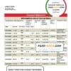 Bahamas Scotiabank Bank statement in Word and PDF format