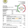Bahamas The Central Bank of The Bahamas bank statement template in Word and PDF format, good for address prove