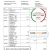 Bahrain Al Baraka bank statement template in Word and PDF format