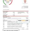 Bahrain Al Salam Bank proof of address statement template in Word and PDF format