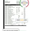 Bangladesh Agrani bank statement template in Excel and PDF format