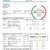 Bangladesh Janata Bank statement easy to fill template in Word and PDF format