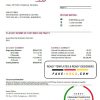 Barbados Butterfield bank statement easy to fill template in .xls and .pdf file format