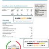 Iceland National Power Company of Iceland Landsvirkjun electricity utility bill template in Word and PDF