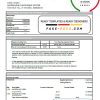 Barbados Caribbean Development bank statement easy to fill template in .xls and .pdf file format