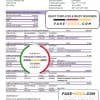 Belgium Beobank bank statement easy to fill template in .xls and .pdf file format