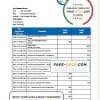 Belize Choice Bank statement template in Word and PDF format