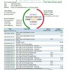Benin Ecobank bank statement easy to fill template in .xls and .pdf file format