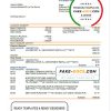 Bolivia banco de crédito de bolivia bank statement template in Word and PDF format