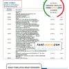 Bosnia and Herzegovina ASA Banka bank statement template in Word and PDF format