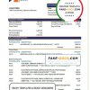 Botswana Savings Bank statement template in Word and PDF format