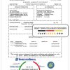 Brazil Banco do Brasil bank statement template in Word and PDF format
