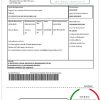 Brazil Caixa bank statement easy to fill template in Word and PDF format