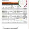 Brazil Safra bank statement template in Word and PDF format
