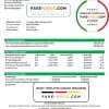 Brunei Baiduri Bank proof of addres statement template in Word and PDF format