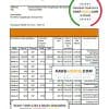 Burkina Faso Banque Atlantique bank statement Excel and PDF template (AutoSum)