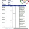 Burundi Credit Bank of Bujumbura bank statement template in .xls and .pdf file format