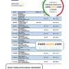 Burundi Finbank bank statement .xls and .pdf template (AutoSum)