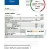 Cabo Verde Banco Inter-Atlântico bank statement Excel and PDF template (AutoSum)