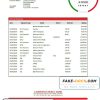 Cambodia Cambodian Public Bank statement template in Word and PDF format