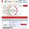 Ireland Meteor utility bill template in Word and PDF format