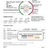 Canada BMO Bank of Montreal Bank proof of address statement template in Word and PDF format (.doc and .pdf)