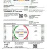 Canada CrawfordTech bank proof of address statement template in Word and PDF format (.doc and .pdf)