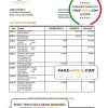 Central African Republic Banque Populaire Maroco Centrafricaine bank statement .xls and .pdf template (AutoSum)