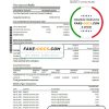 Chile Scotiabank bank statement easy to fill template in Excel and PDF format